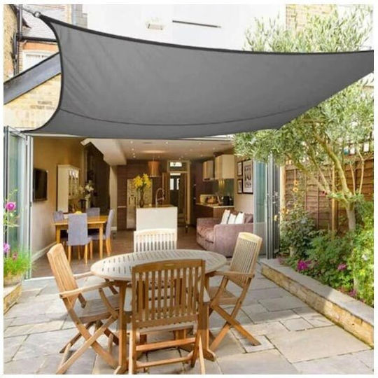 Rechteckig Sonnensegel Gray 3x2m