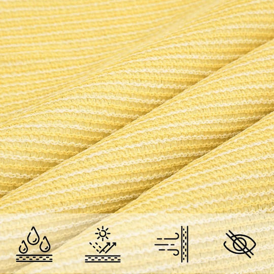 vidaXL Dreieck Sonnensegel Beige Mit Hoop 3m 160gr/m²