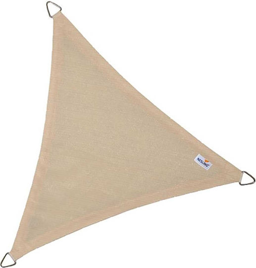 Nesling Τρίγωνο Πανί Σκίασης Εκρού 5m 285gr/m²