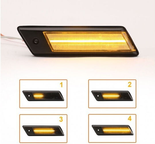 Динамични LED Фарове За Автомобил Flash БМВ Серия 3 5 6 7 63131378010