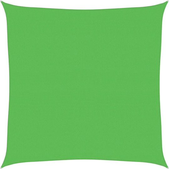 vidaXL Pătrat Umbrela Sail Verde Cu cerc 4.5x4.5m 160gr/m² confecționat din HDPE 160gr/m²