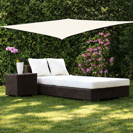 Ankor Πανί Σκίασης Εκρού με Κρίκους 2x3m 200gr/m²