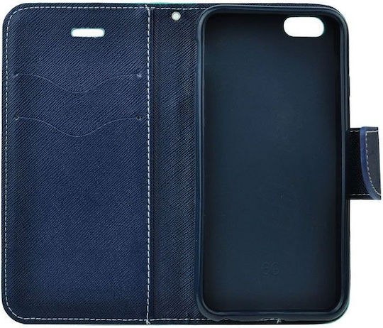 Wallet Piele artificială Turcoaz (Huawei P20)