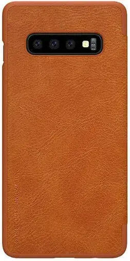 Nillkin Qin Book Piele artificială Maro (Galaxy S10)