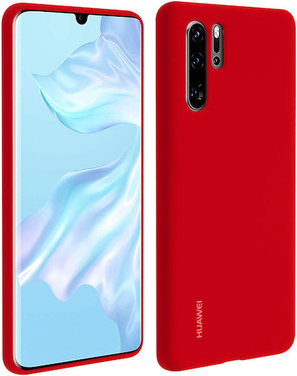 Huawei Silicon Case Back Cover Σιλικόνης Κόκκινο (Huawei P30 Pro)