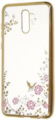 Forcell Diamond Garden Back Cover Silicone Gold (Redmi 8A)