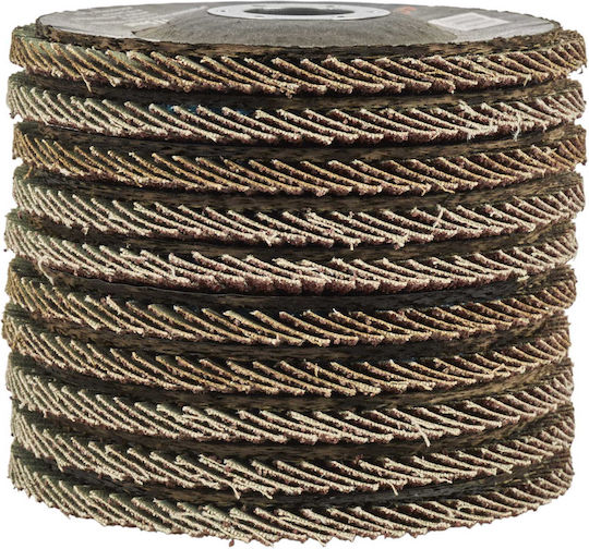 Kraft & Dele Disc de șlefuire P40 pentru șlefuire Μetal, de lemn și Materiale de construcție 115mm 10buc