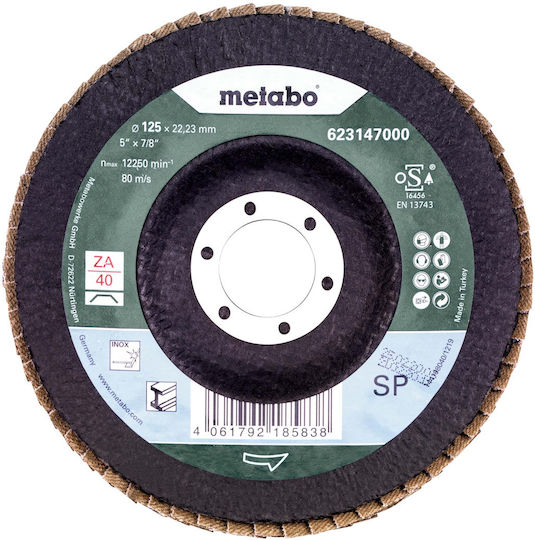 Metabo Grinding Disc Metal 125mm Set 1pcs
