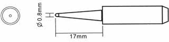 Yihua Връх за поялник Паялна дюза YH-0.8/TIP