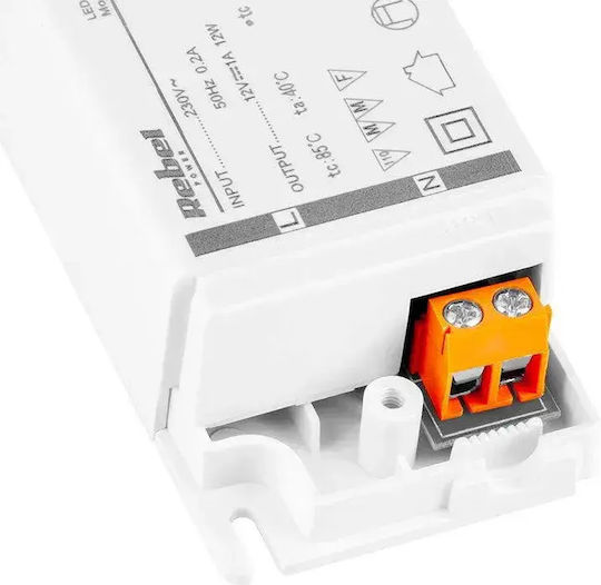 Rebel LED Захранване Мощност 12W с Изходно Напрежение 12V