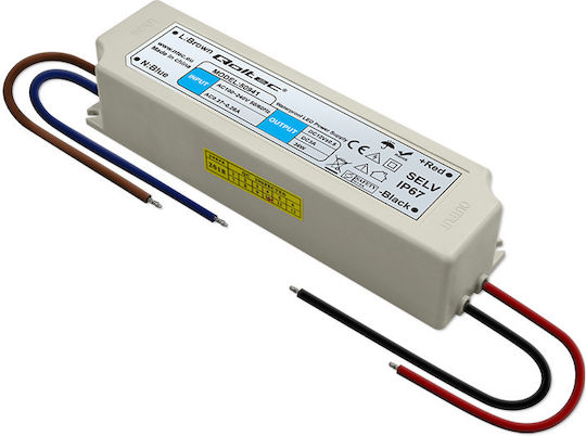 Qoltec Sursă de alimentare LED Etanș IP67 Putere 36W cu Tensiune de Ieșire 12V
