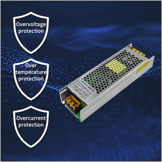 Qoltec LED Захранване IP20 Мощност 150W с Изходно Напрежение 12V