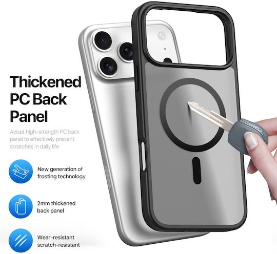 Dux Ducis Back Cover Σιλικόνης / Πλαστικό Μαύρο (iPhone 17 Pro Max)