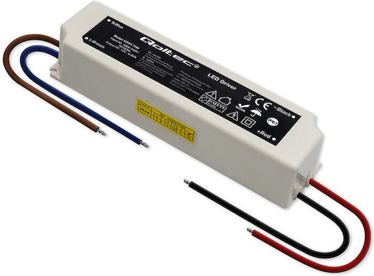 Qoltec LED Power Supply Waterproof IP67 Power 75W with Output Voltage 12V