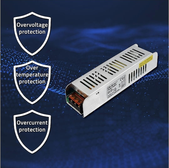 Qoltec LED Захранване IP20 Мощност 120W с Изходно Напрежение 12V