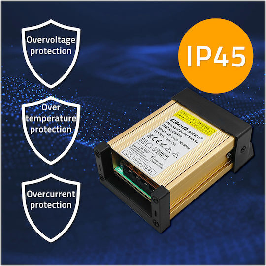 Qoltec Τροφοδοτικό LED IP45 Ισχύος 60W με Τάση Εξόδου 12V