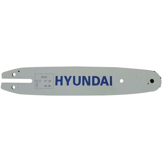 Hyundai HGB11 Лама за бензинова моторна пила 25см за верига със Стъпка 3/8"LP - 3/8-инчово LP, Дебелина на водачите .050"-1.3мм и Брой водачи 39E