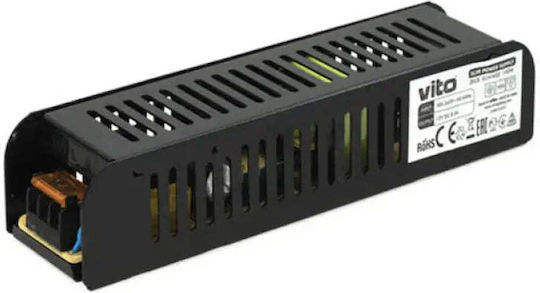 Vito Τροφοδοτικό LED IP20 Ισχύος 60W με Τάση Εξόδου 24V