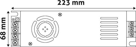 Avide LED-Netzteil IP20 Leistung 360W mit Ausgangsspannung 12V