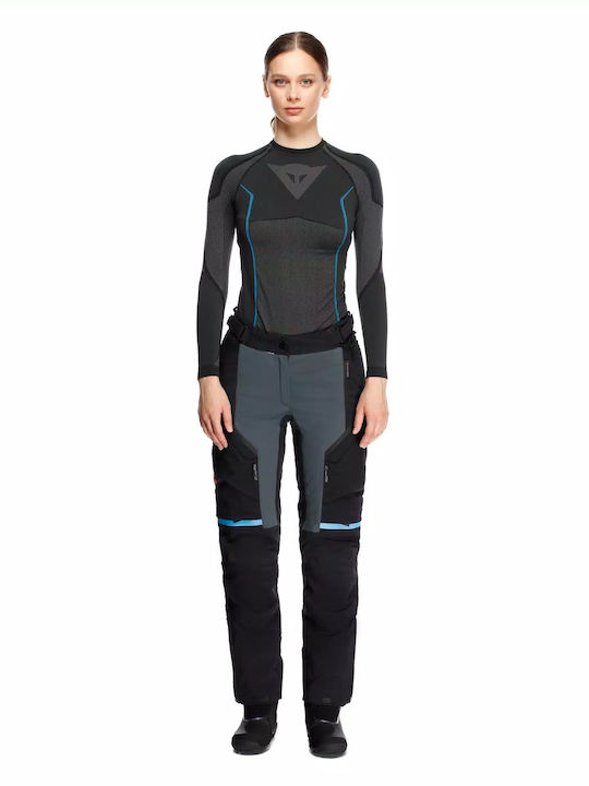 Dainese Mangen Femei Pantaloni Motocicletă 4 Anotimpuri Waterproof Ebony/Black