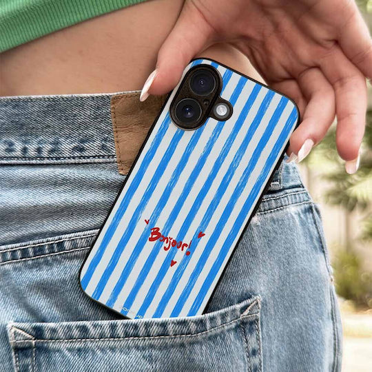 Husă Sonique Stripe Stories Series Realme 12 Pro 5g Realme 12 Pro Plus 5g Albastru Bonjour