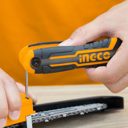 Ingco Folding Set 6 Torx Wrenches 8pcs