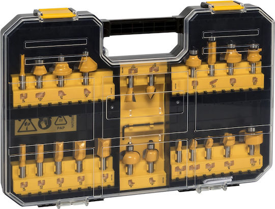 DEWALT Cutter Set for Wood 8mm 22pcs