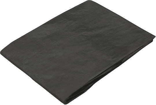 vidaXL Αδιάβροχος Μουσαμάς 90gr/m² 8x8μ. Ελαφρού Τύπου Γκρι
