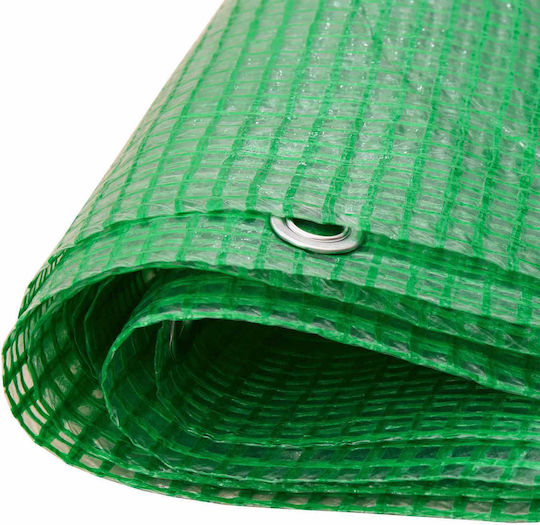 vidaXL Wasserdichter Planen 140gr/m² 4x4m Licht Typ Grüne