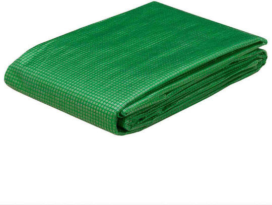 vidaXL Αδιάβροχος Μουσαμάς 140gr/m² 6x3μ. Ελαφρού Τύπου Πράσινος