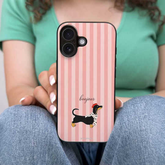 Sonique Stripe Stories Series Handyhülle Für Honor Magic5 Pro 5G Bonjour Puppy