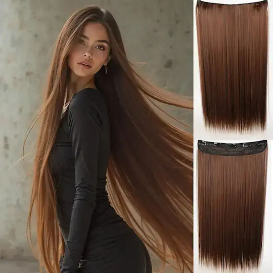 Extensii De Păr Clip-In Castaniu Deschis Păr Uman Calitate Superioară
