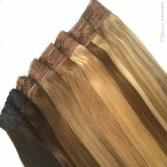 Extension με Clip σε Ανοιχτό Καστανό Χρώμα Light Brown 70cm