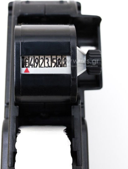 Open C8 Mechanical 1 Row Portable Label Maker Black