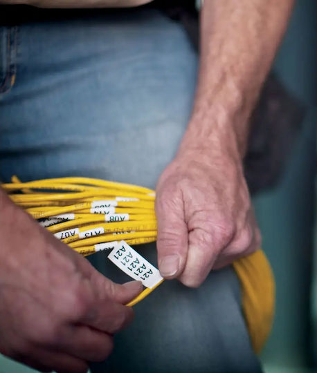 Dymo Rhino 4200 Ηλεκτρονικός Ετικετογράφος Χειρός σε Μαύρο Χρώμα