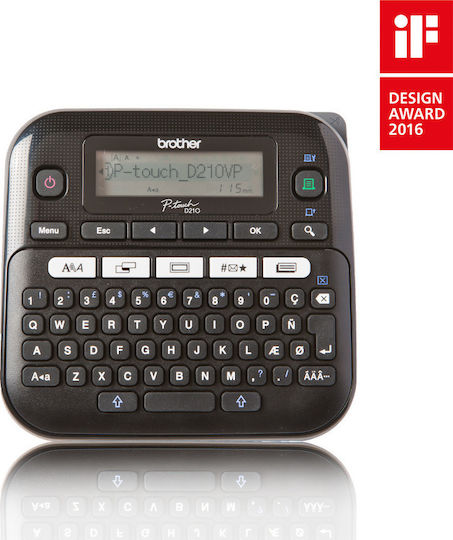Brother P-Touch Electronic Portable Label Maker Black