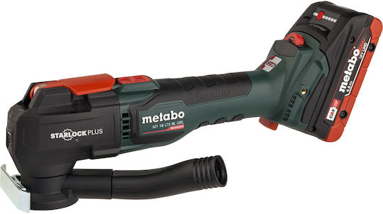 Metabo MT 18 LTX BL QSL Akku-Multitool Oszillierend Elektrisches Multifunktionswerkzeug 2x4Ah mit Geschwindigkeitsregelung