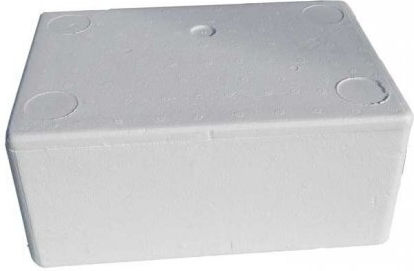 Polystyrol-Eiscreme-Kühlbox 16x16x5,5