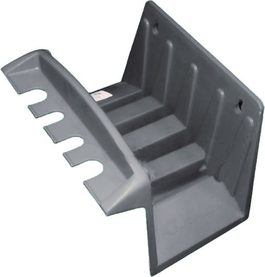 Siroflex 00-01590/1 Πλαστική Βάση για Λάστιχο Ποτίσματος σε Γκρι χρώμα