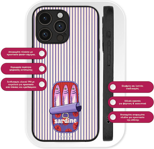 Husă Sonique Stripe Stories Series Google Pixel 8a 5g Sardine