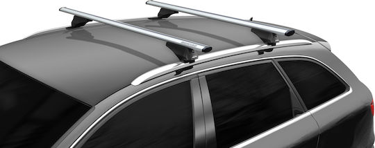 Menabo Bare De Acoperiș Din Aluminiu Leopard XL Argintii 135 Cm Culoare Argintie Audi A4 B8/8K Toate Drumurile 5 Uși 2007>2015 Bare Ridicate-2 Buc 8860/MB MP.8860/MB-3
