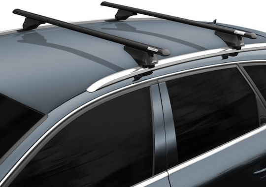 Menabo Bare De Acoperiș Din Aluminiu Tiger Xl Negru 1315 Cm Culoare Mitsubishi Outlander Phev 5 Uși 2014> Bare Flush Sau Ridicate-2 Buc 8600/mb Mp.8600/mb-78