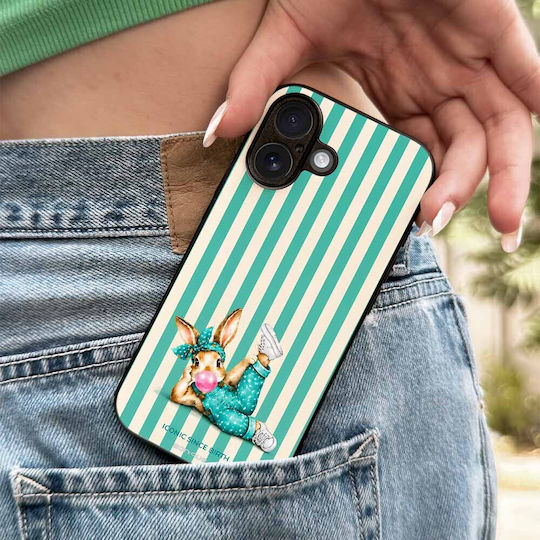 Sonique Stripe Stories Series Oppo A80 5g Iconic Bunny Mobile Phone Case