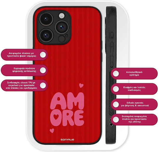 Sonique Stripe Stories Series Series Realme Note 70T 4G Amore Handyhülle