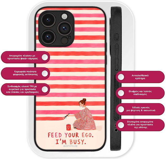 Husă Sonique Stripe Stories Series Oppo A60 Feed Your Ego