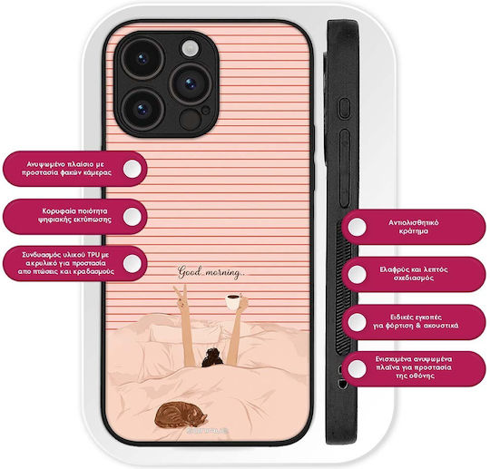 Sonique Stripe Stories Series Oppo Reno13 Pro 5g Case Good Morning