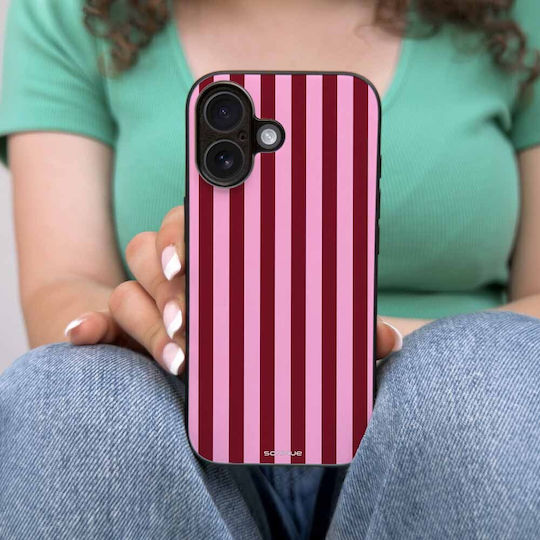 Sonique Stripe Stories Series OnePlus Nord 3 5G Case Stripes Pink Red