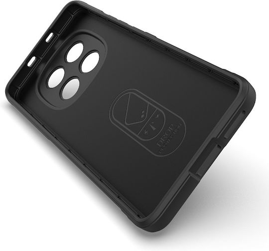 Magic Shield Umschlag Rückseite Silikon Schwarz (Redmi Note 15 / Poco M8)