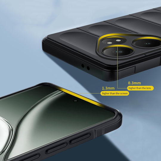 Magic Shield Umschlag Rückseite Silikon Schwarz (Redmi Note 15 / Poco M8)
