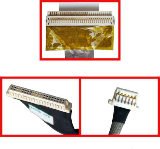 Καλωδιοταινία Οθόνης για Laptop Toshiba Satellite L500 L500d L505 L505d L505d-s5983